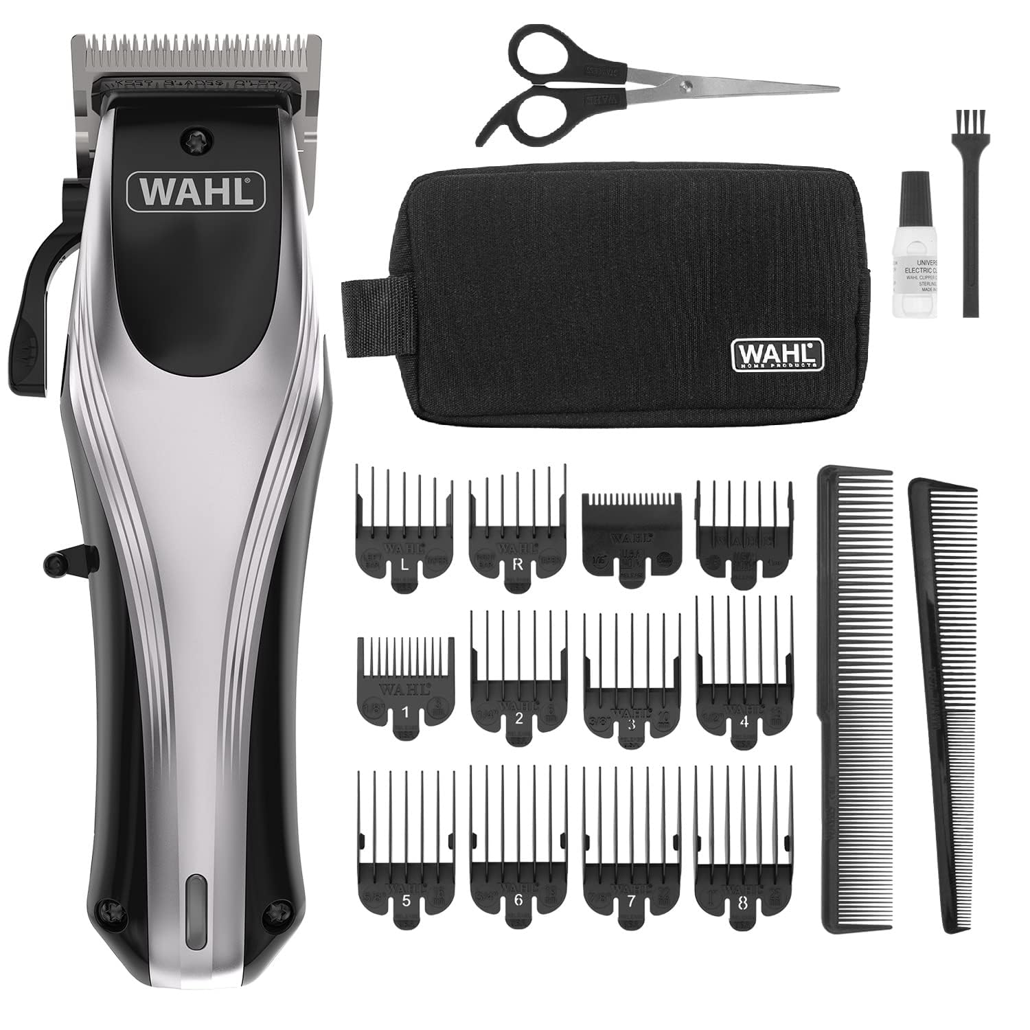 WAHL Lithium Ion Multi cut Pro Hair Clipper | Rechargeable hair clipper with Powerful Motor, cordless hair clipper for close hair cutting & head shaves | 120 minutes of run time with 2-hour charge. WAHL Lithium Ion Multi cut Pro Hair Clipper | Rechargeable hair clipper with Powerful Motor, cordless hair clipper for close hair cutting & head shaves | 120 minutes of run time with 2-hour charge.